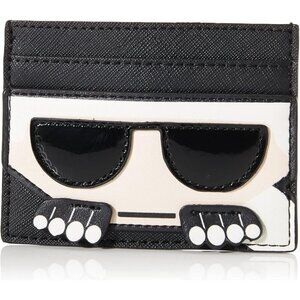 Paris Maybelle Leather Card Case Slim Compact Zipper Organizer